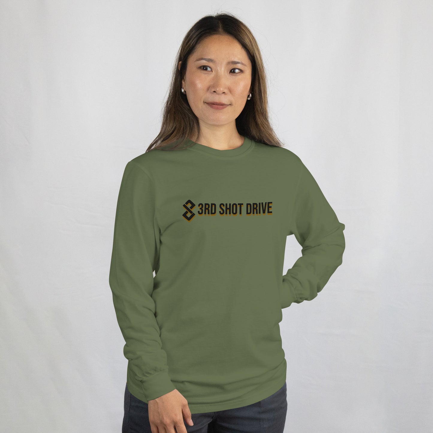Military Green Unisex Long sleeve T-Shirt