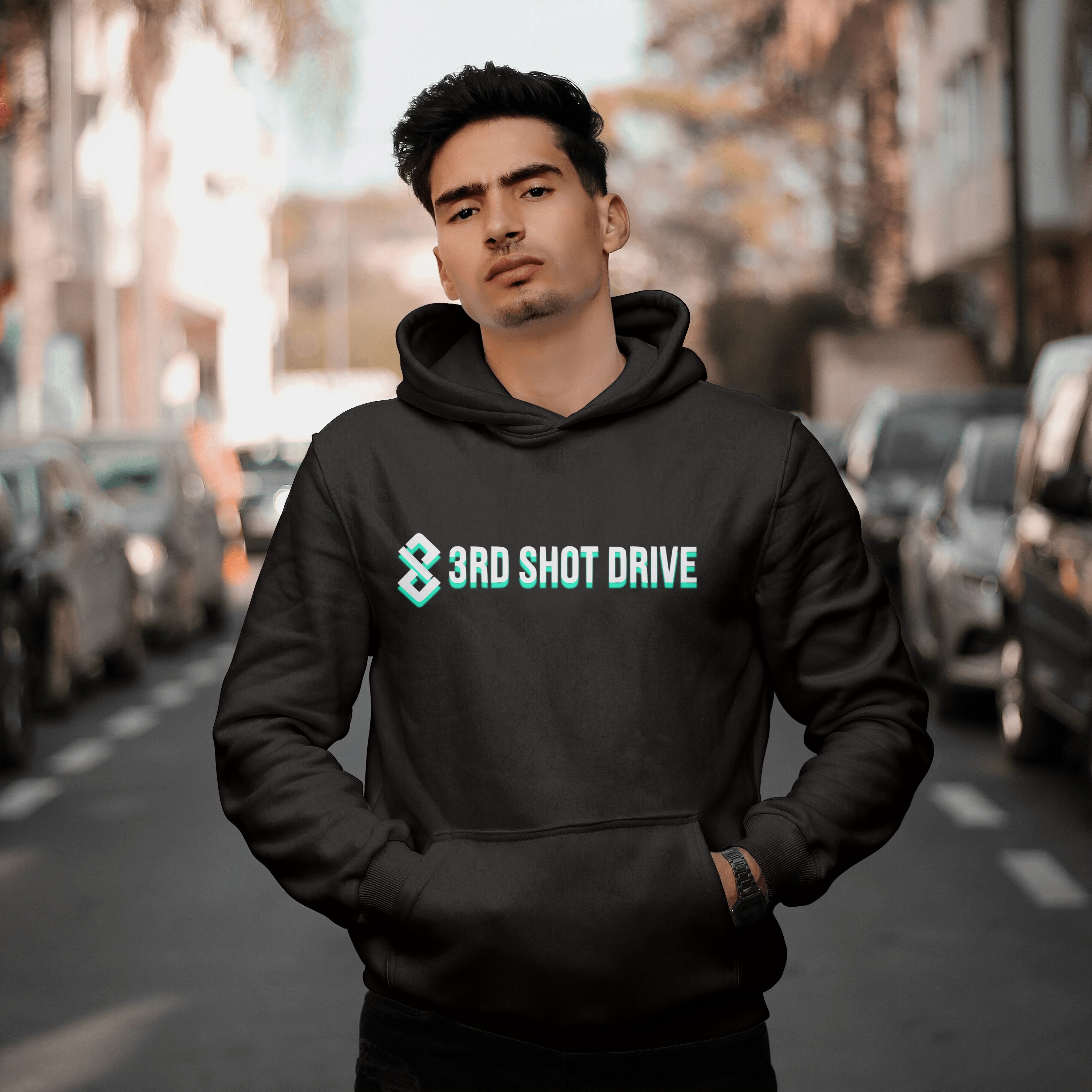 Black 3SD Hoodie – 3rd Shot Drive LLC