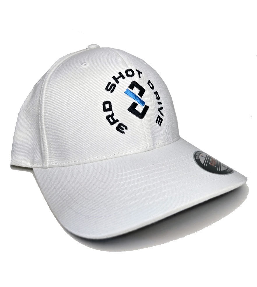 White Fitted Pro Cap